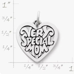Very Special Mom Heart Charm