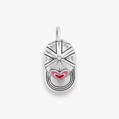 Enamel Heart Ball Cap Charm