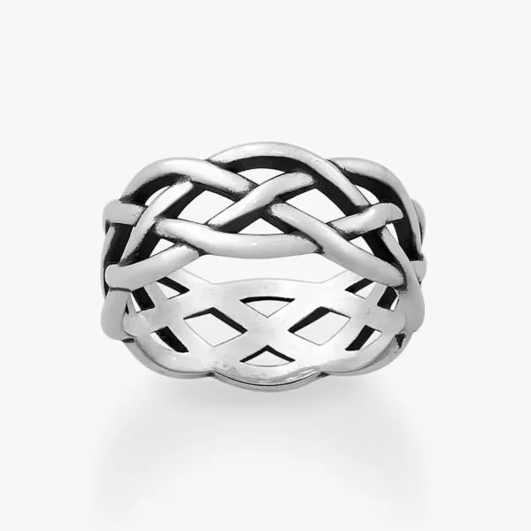 Woven Trinity Wedding Ring