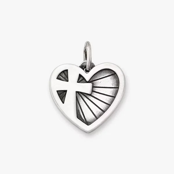 God's Light Heart Charm