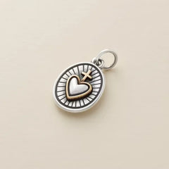 Radiant Sacred Heart Charm