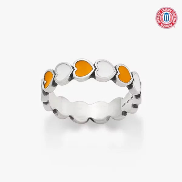 Enamel University of Tennessee Connected Hearts Ring