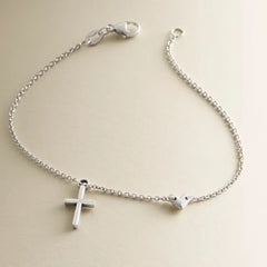 Faith and Love Link Bracelet