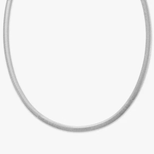 Rounded Herringbone Necklace