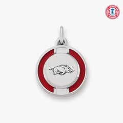 Enamel University of Arkansas School Spirit Charm