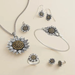 Wild Sunflower Dangle Earrings