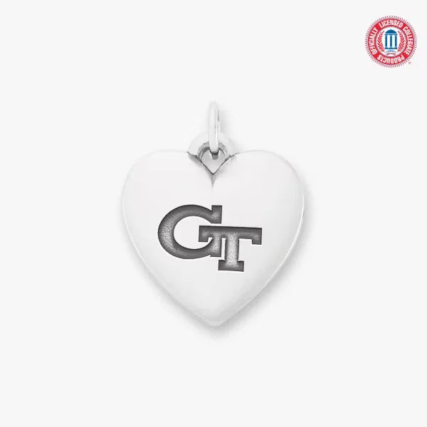 Georgia Tech Classic Heart Charm