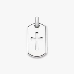 Classic Tag Cross Pendant