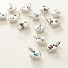 Keepsake Heart Birthstone Charm