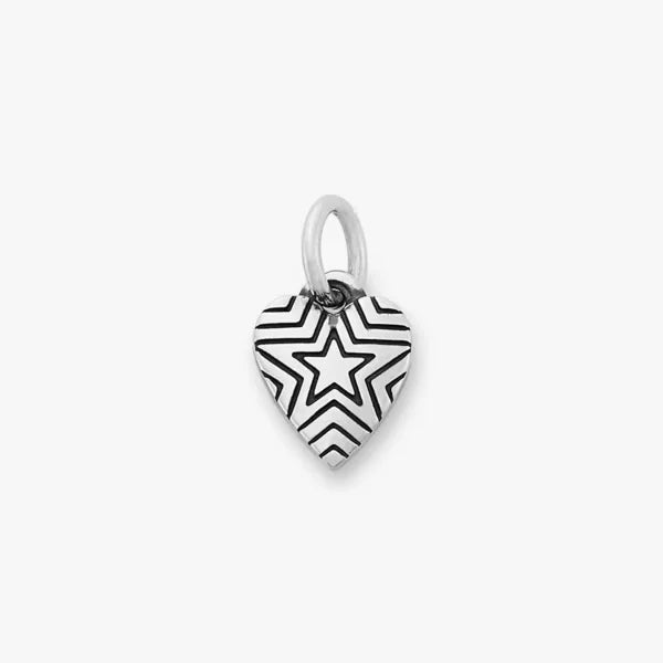 Radiant Star Mini Heart Charm