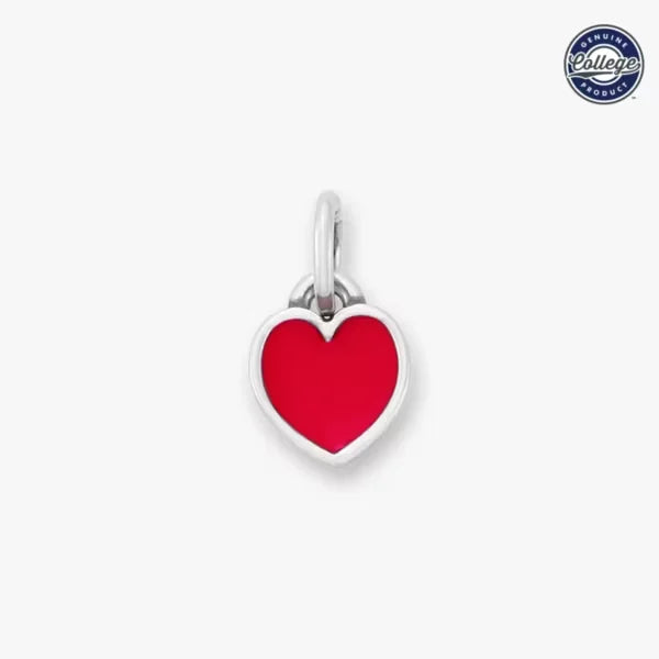 Enamel University of Georgia Connected Hearts Charm