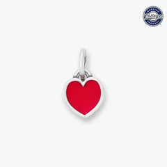 Enamel University of Georgia Connected Hearts Charm