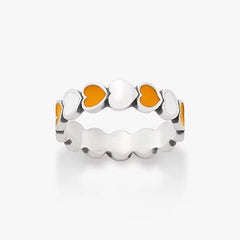Enamel University of Tennessee Connected Hearts Ring