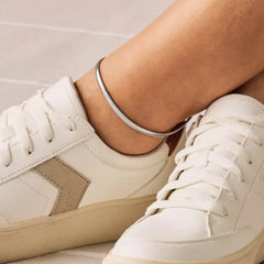 Rounded Herringbone Anklet
