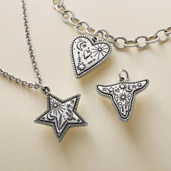 Western Sky Steer Charm