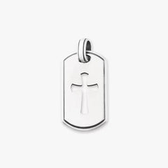 Classic Tag Cross Pendant