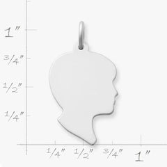 Boy Silhouette Charm