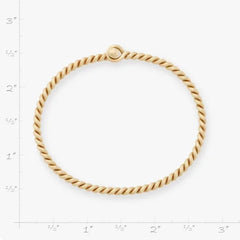Twisted Wire Hook-On Bracelet