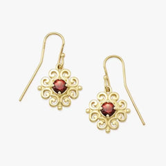 Spanish Lace Birthstone Dangle Earrings