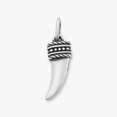 Beaded Horn Pendant