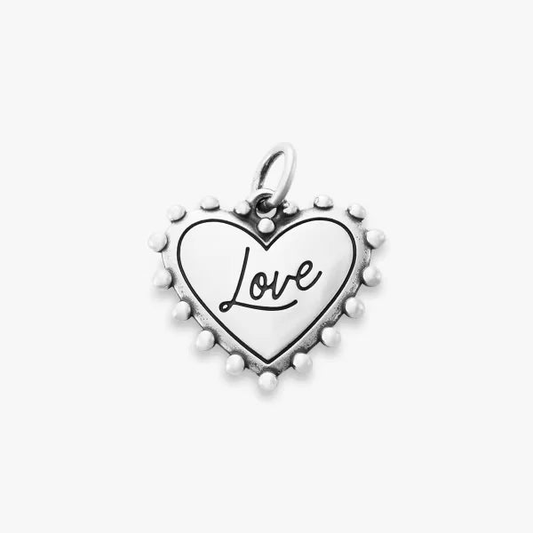 Beaded Heart Love Charm