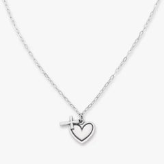 Heart and Cross Necklace