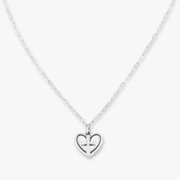 Heart and Cross Necklace