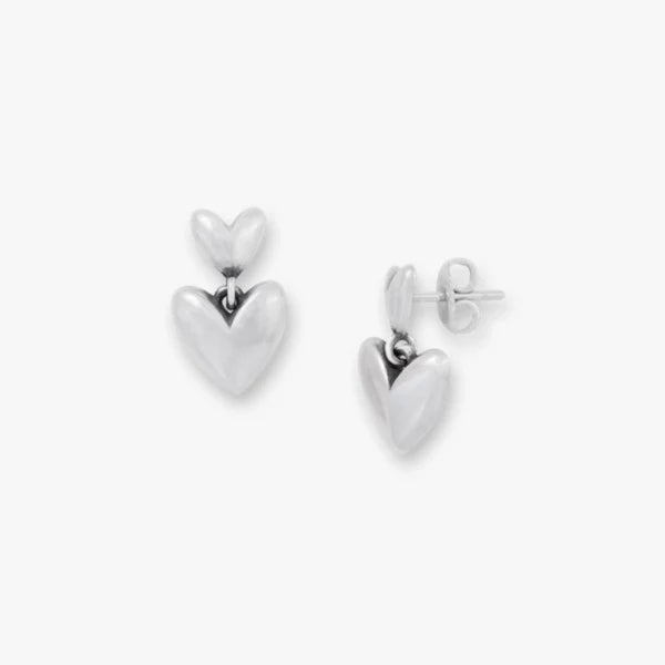 Dancing Hearts Drop Earrings