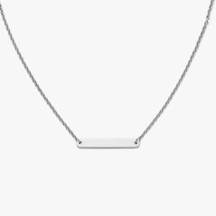 Petite Engravable Horizon Necklace