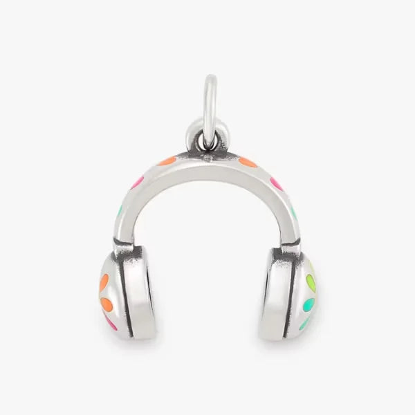Enamel Love My Headphones Charm